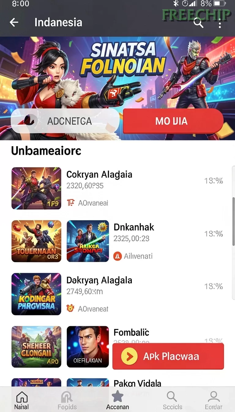 Cuplikan layar GRABWIN — menu navigasi